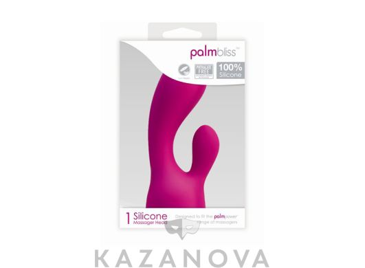 Сменная насадка Palm Bliss для массажеров Palmpower из силикона розовая