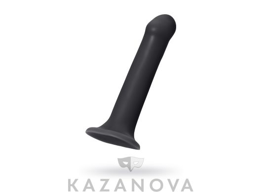 Фаллоимитатор STRAP-ON-ME L с хордой из силикона черный 19 см