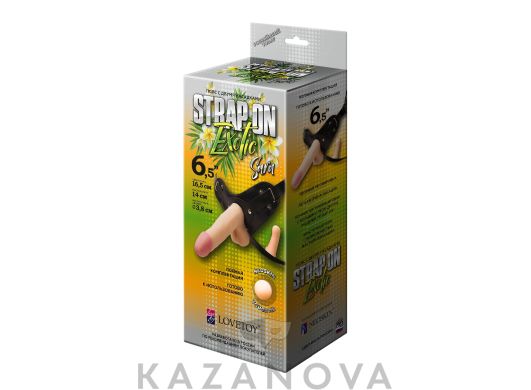 Страпон Strap On Exotic Sara с двумя насадками 16.5 см 703